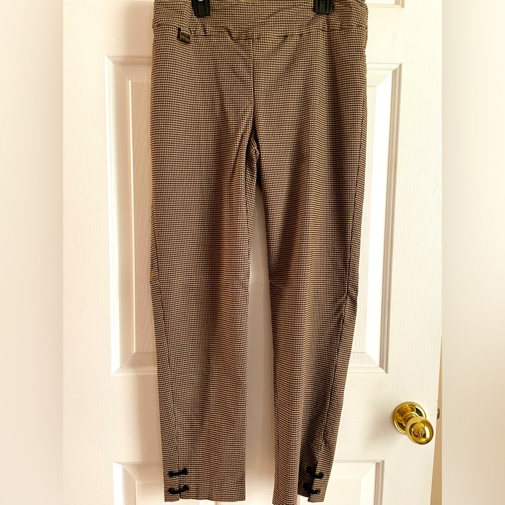 Lisette Brown/Tan Patterned Pants - image 3